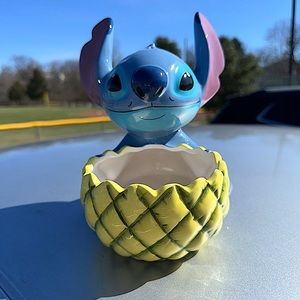 Disney Stitch Ceramic Pineapple Candy Bowl Decor Dish Decor Brand New